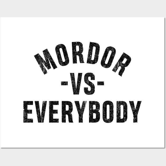 M VS Everybody (Variant) Wall Art by huckblade